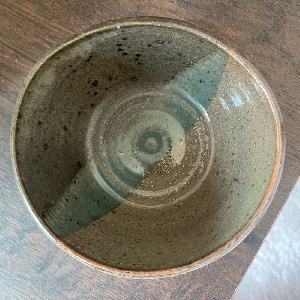 Handmade pottery bowl